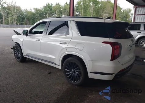 2024 Hyundai Palisade Calligraphy Night Edition from USA, damaged, VIN KM8R7DGEXRU707572